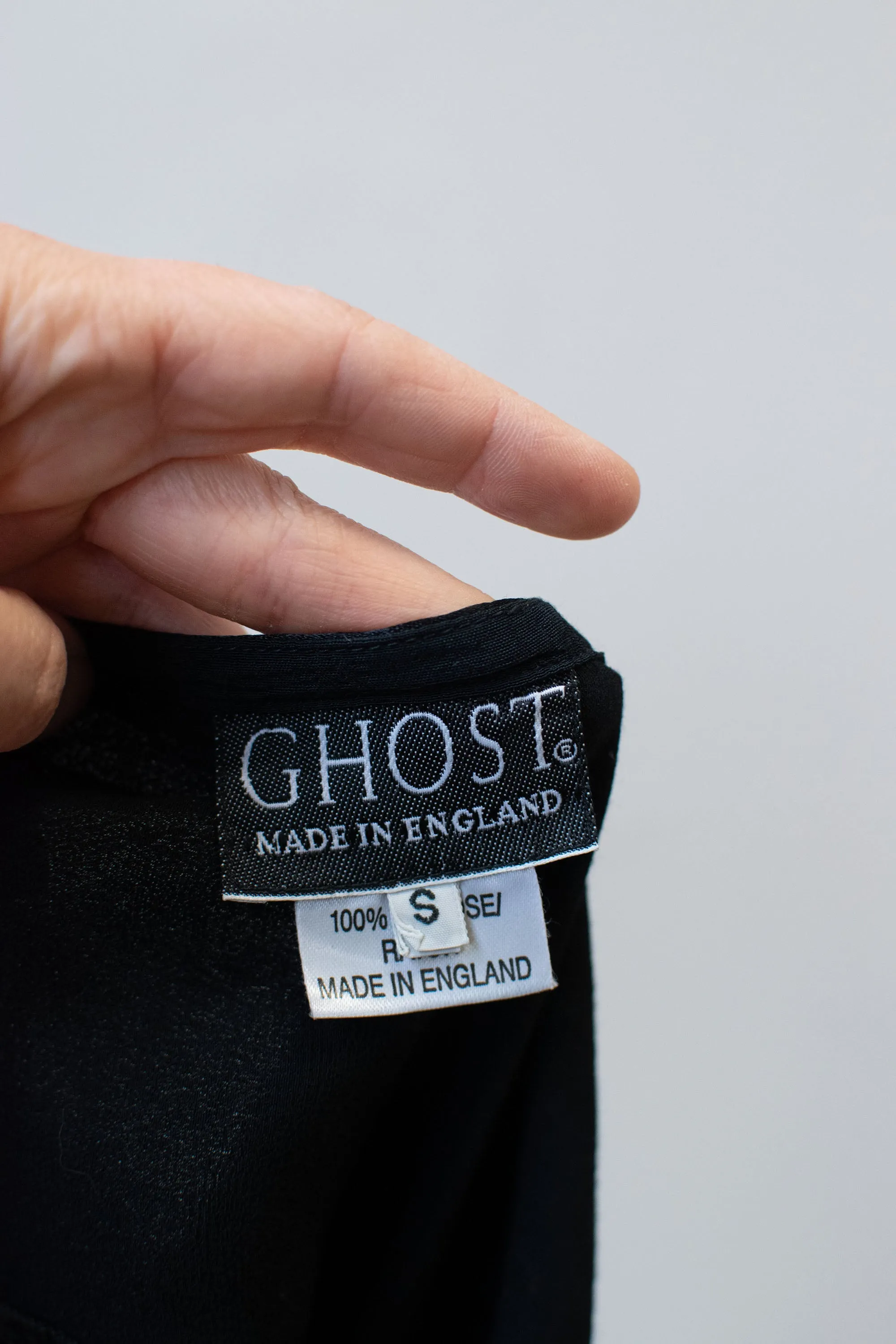 1990s Black Slip Dress | Ghost