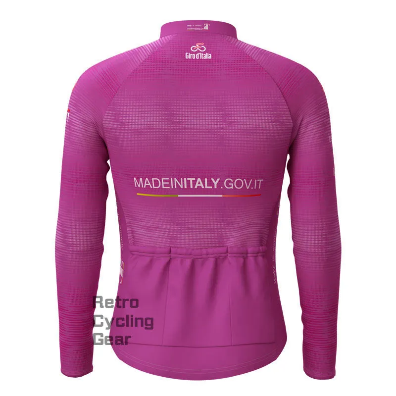 2022 Tour de Italy Fleece Long Sleeves Jersey