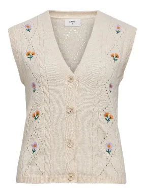 23045403 OBJthess SL Knit Cable Waistcoat