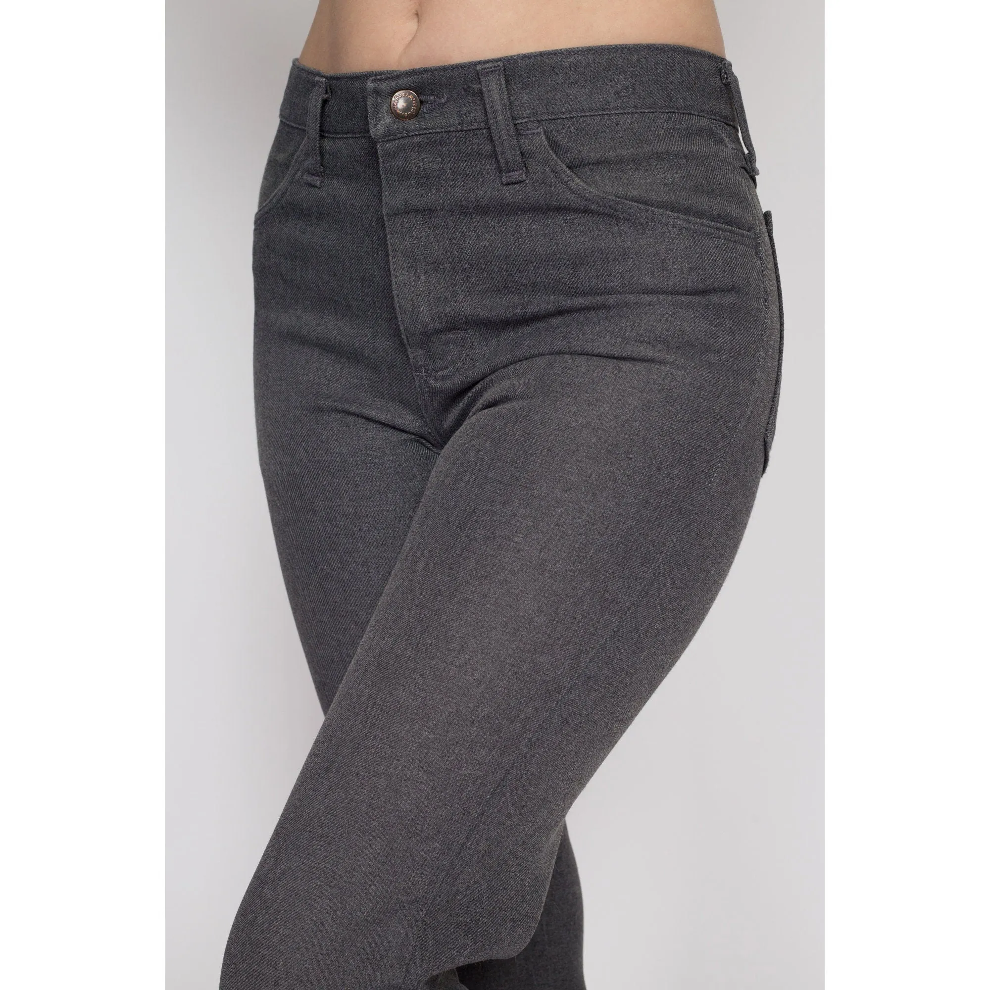 29x28 70s Wrangler Grey Bootcut Trousers Unisex