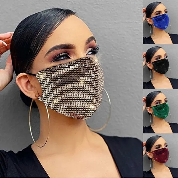 5-Pieces: Women Diamond Anti-Dust Mask