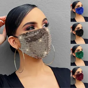5-Pieces: Women Diamond Anti-Dust Mask
