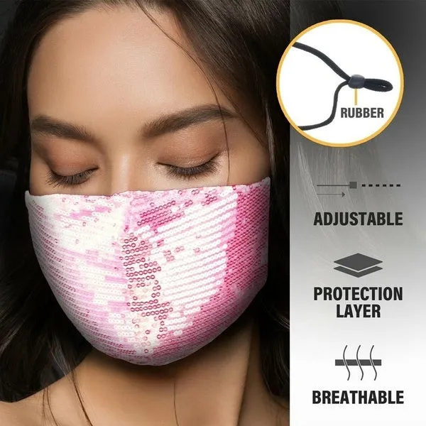 5-Pieces: Women Diamond Anti-Dust Mask