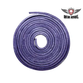 6' Feet Purple Leather Laces