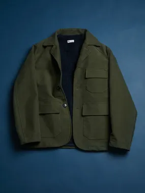 AADERBALE GREEN MOLESKIN JACKET