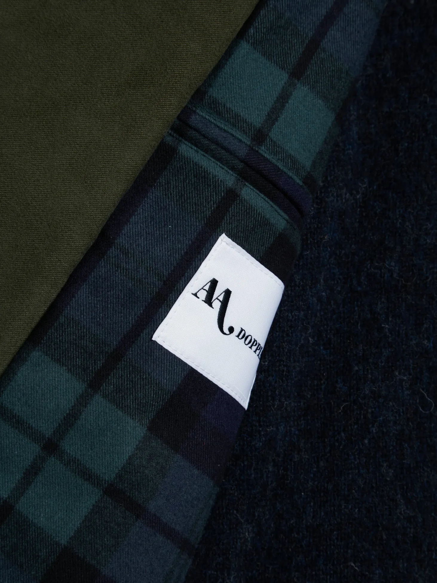 AADERBALE GREEN MOLESKIN JACKET