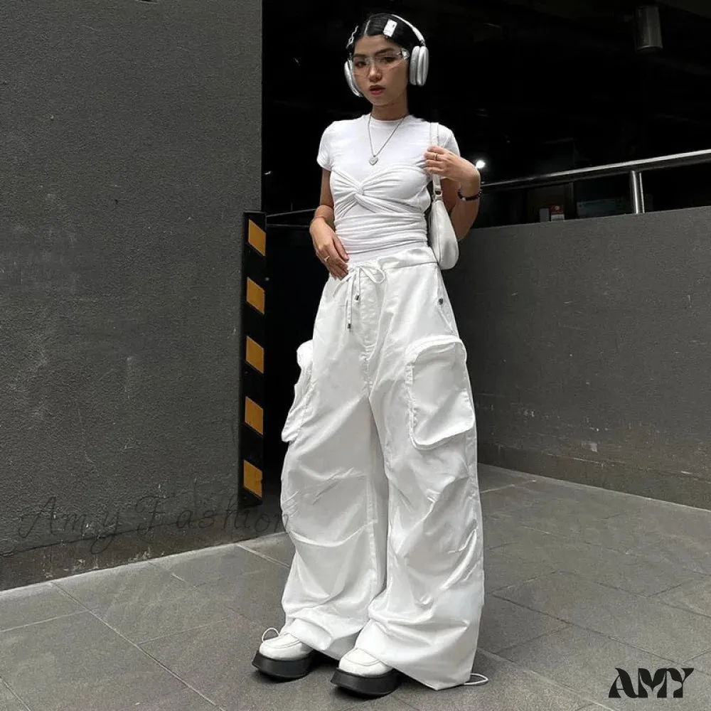 Amy Fashion - Hiphop Pockets Sweatpants Vintage Spice Girls