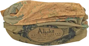 Antique Alaska Map Bana Headwrap