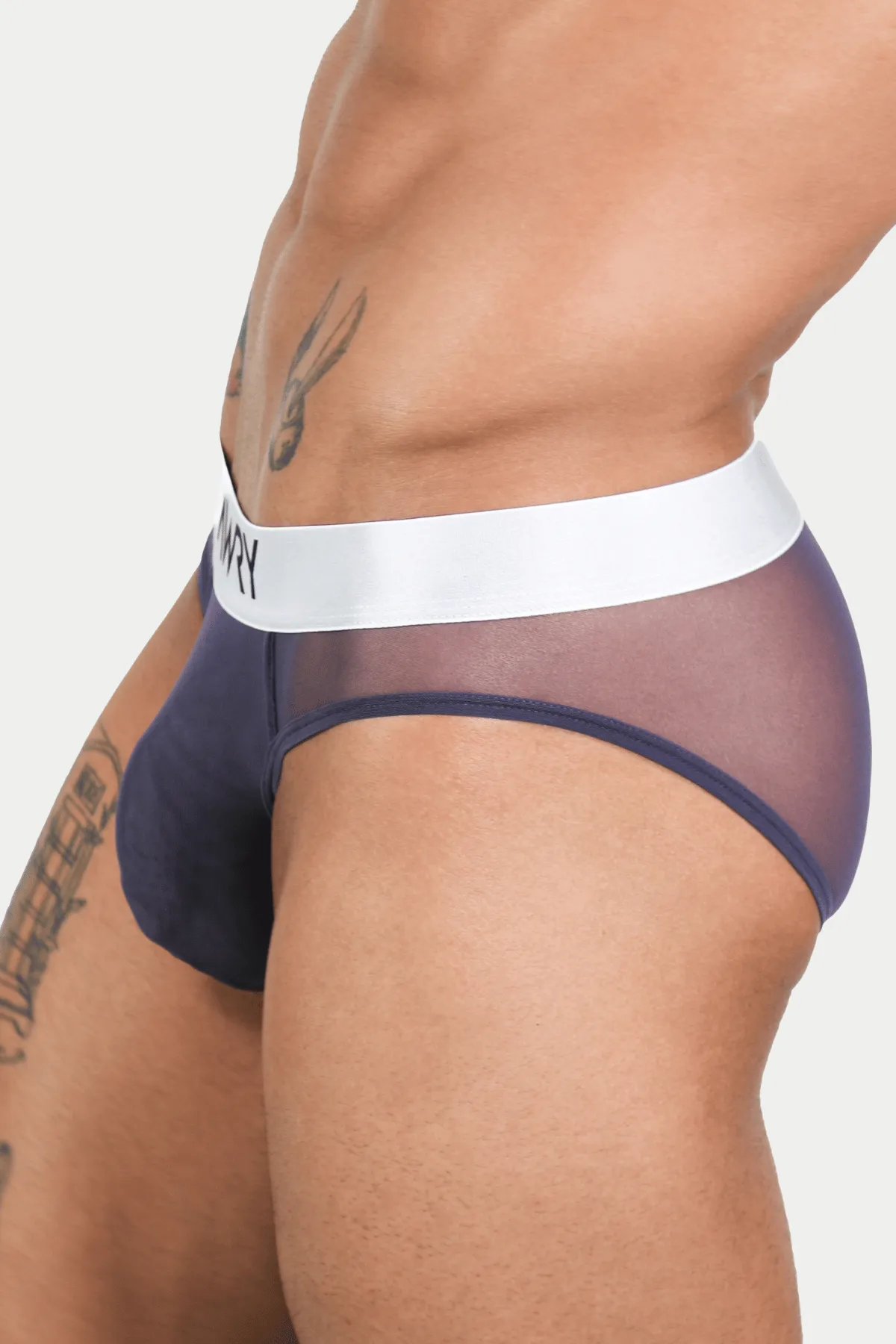 APOLLO Mesh Briefs - Smoke