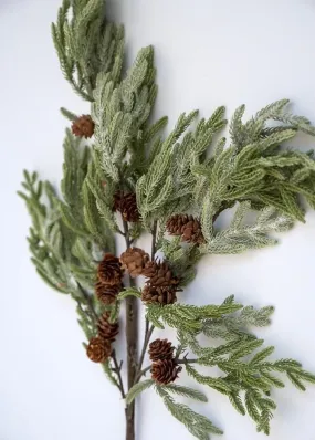 Artificial bald cypress pine spray