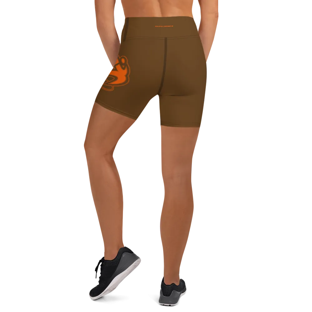 Athletic Apparatus Brown OL Yoga Shorts
