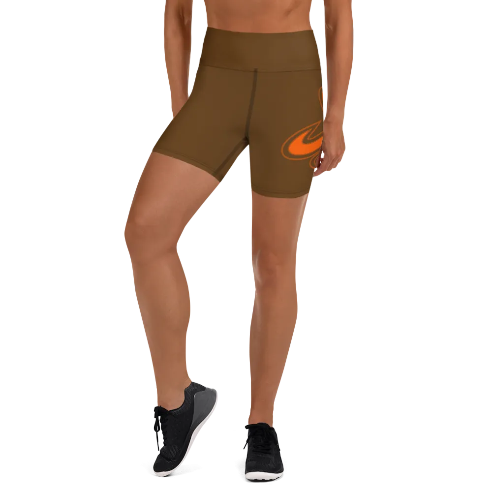 Athletic Apparatus Brown OL Yoga Shorts