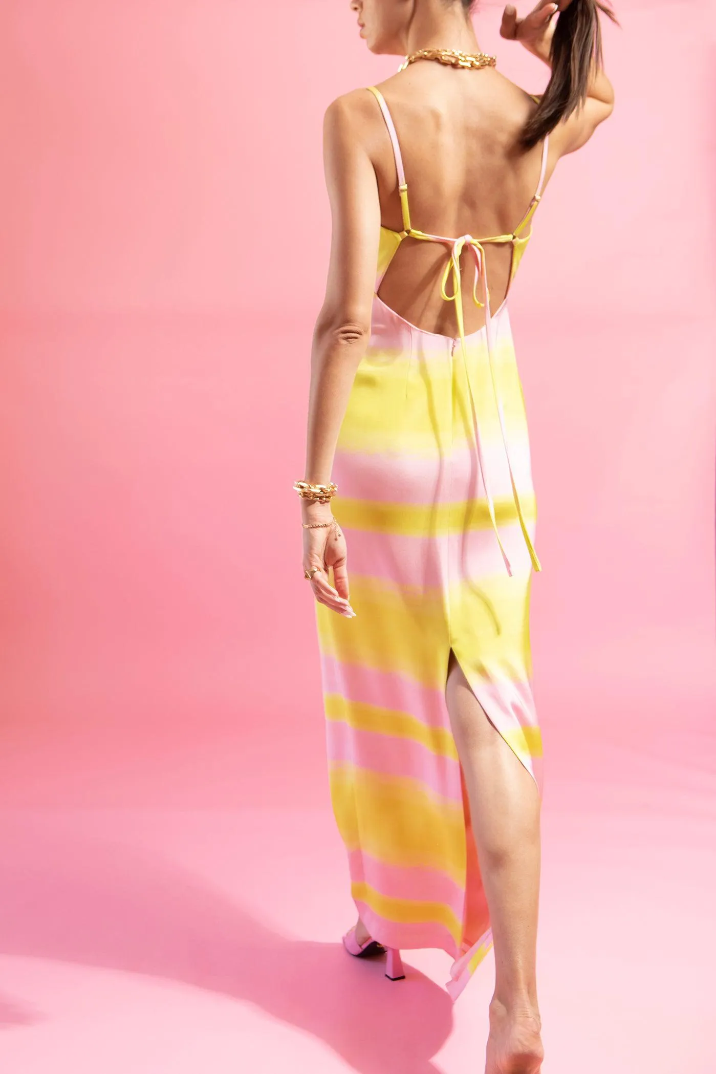 Backless Slip Gown