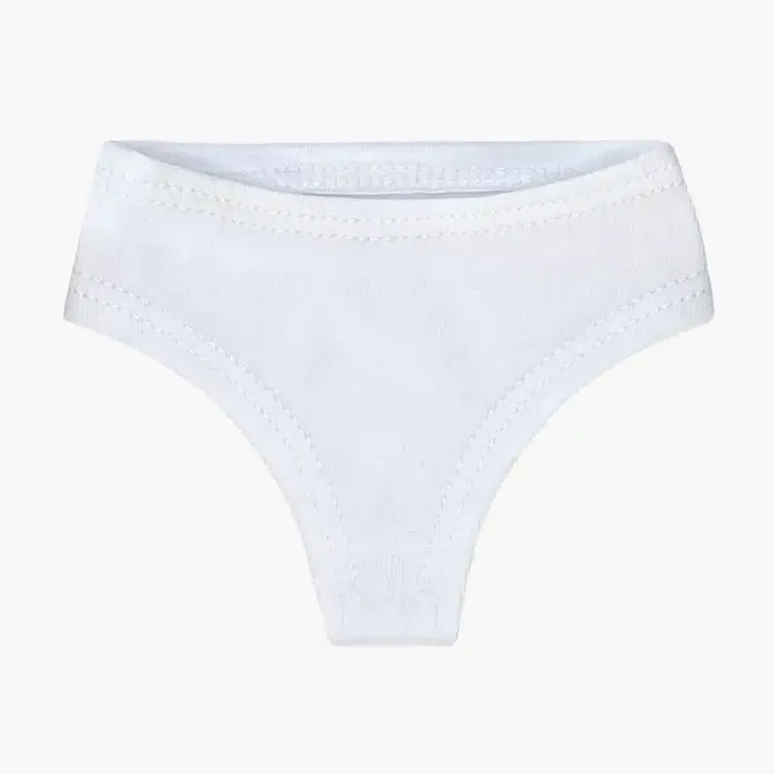 Bambini Dolls White Jersey Underwear