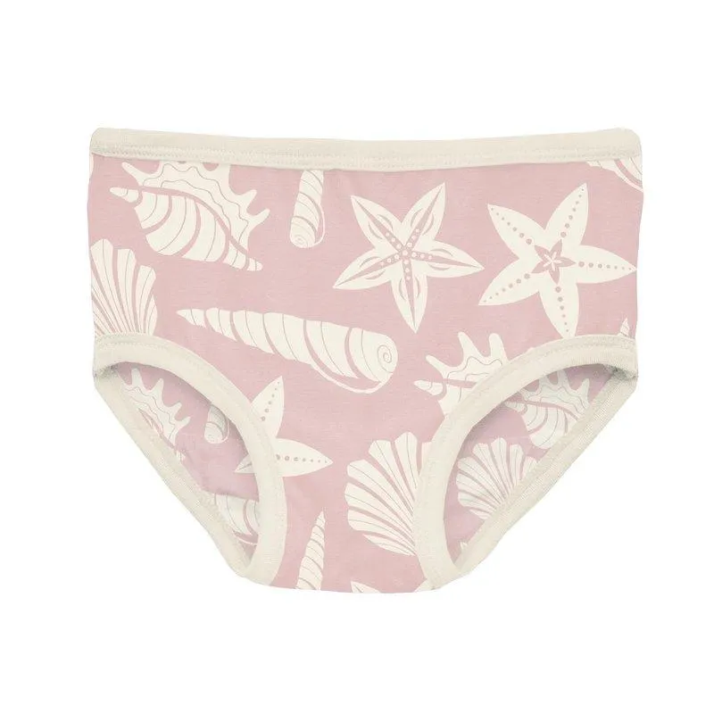 Bamboo Underwear (Set of 3) - Stormy Sea Seahorses, Natural & Baby Rose Shells & Starfish