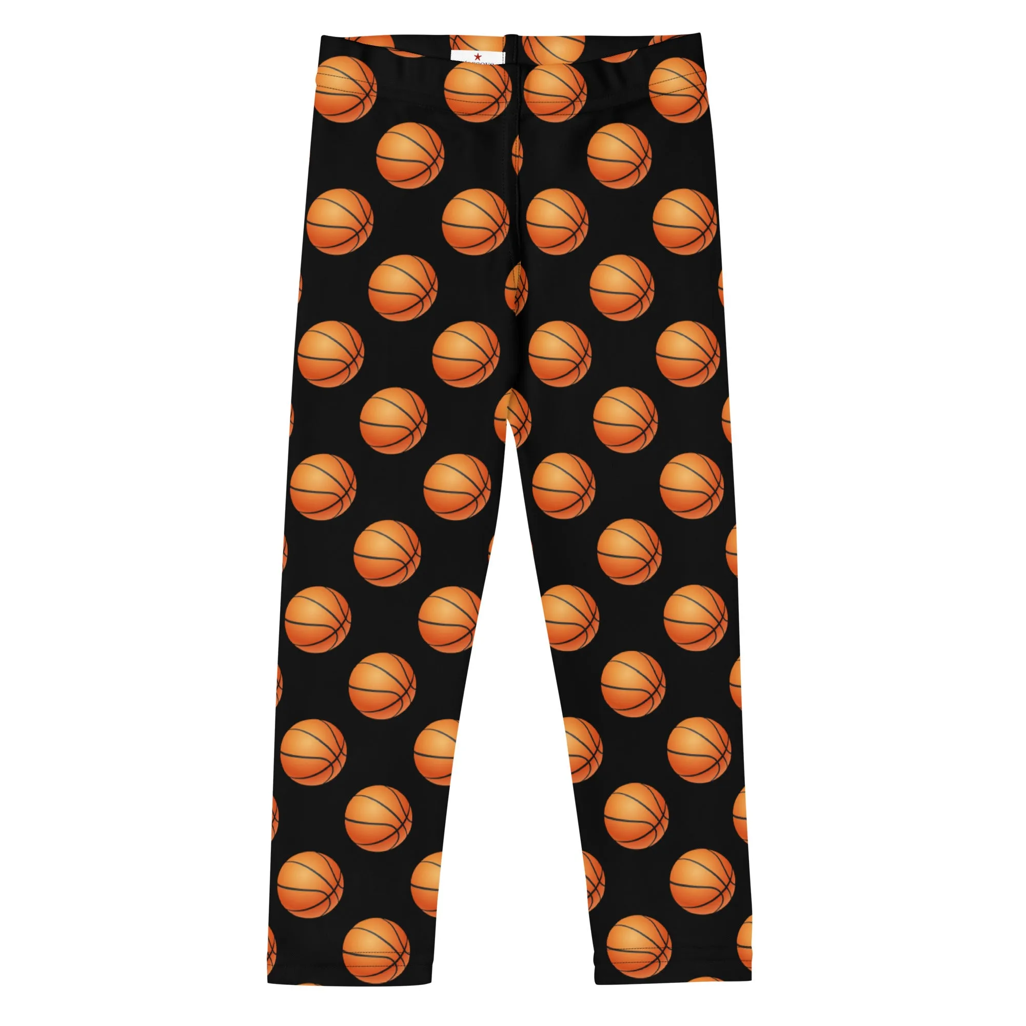 Basketball Kids Leggings (2T-7), Sports Exercise Toddler Children Cute Printed Boy Girls Pants Graphic Fun Tights Gift Daughter 