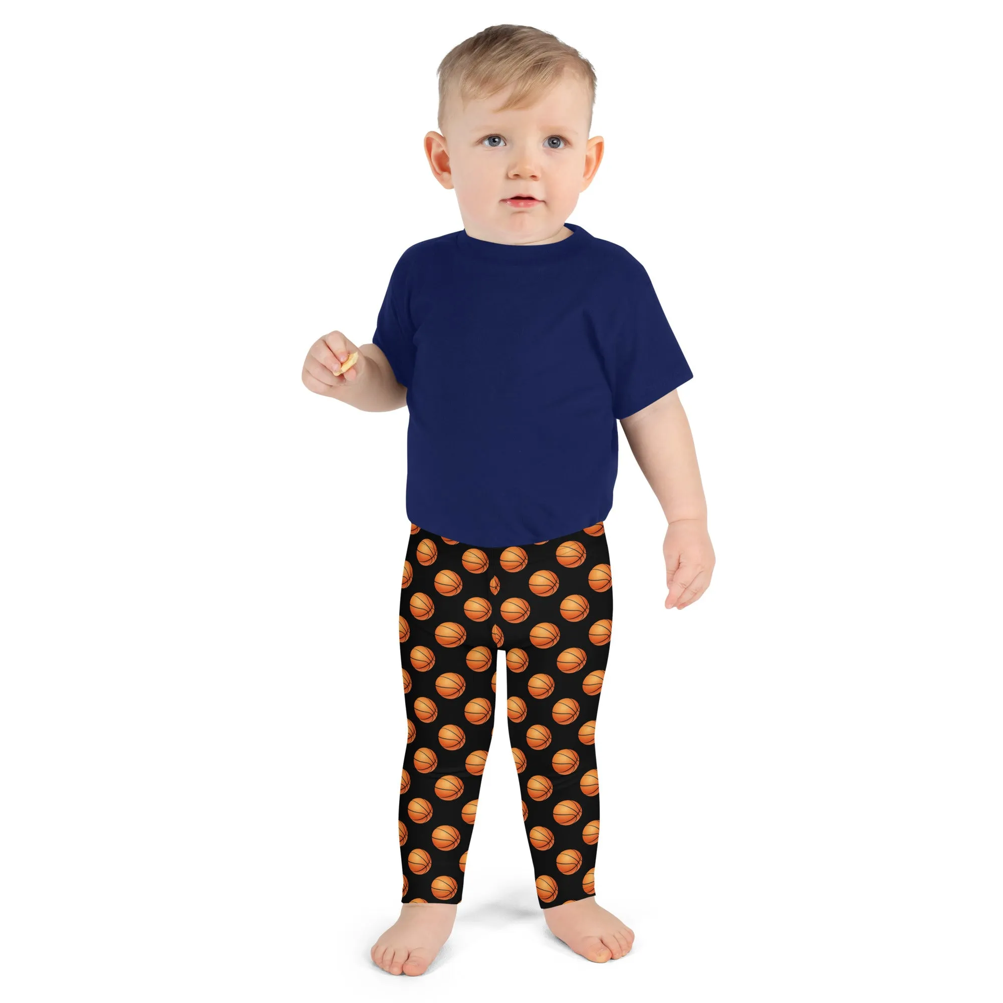 Basketball Kids Leggings (2T-7), Sports Exercise Toddler Children Cute Printed Boy Girls Pants Graphic Fun Tights Gift Daughter 