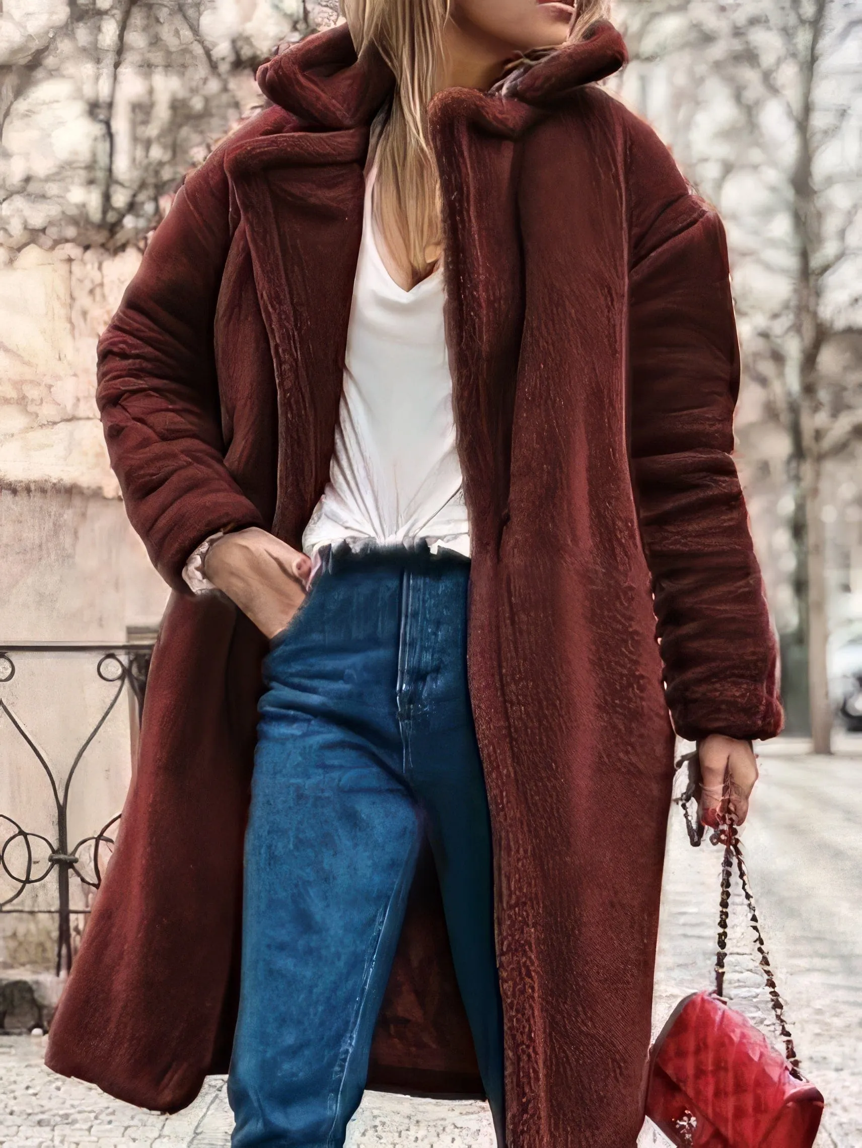Beige Knit Dress