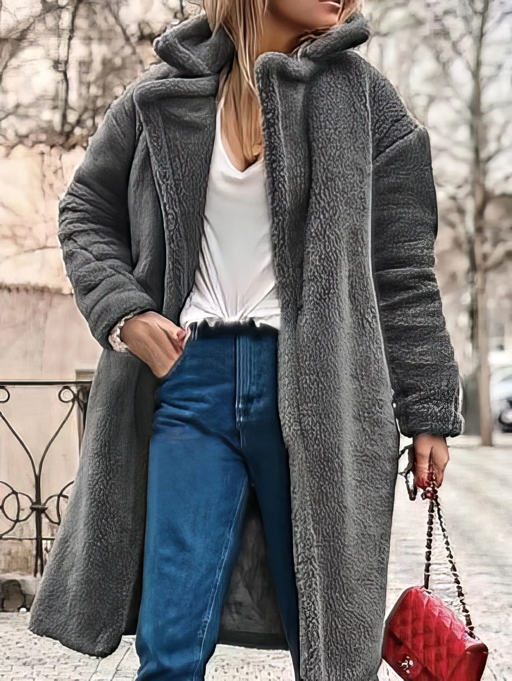 Beige Knit Dress
