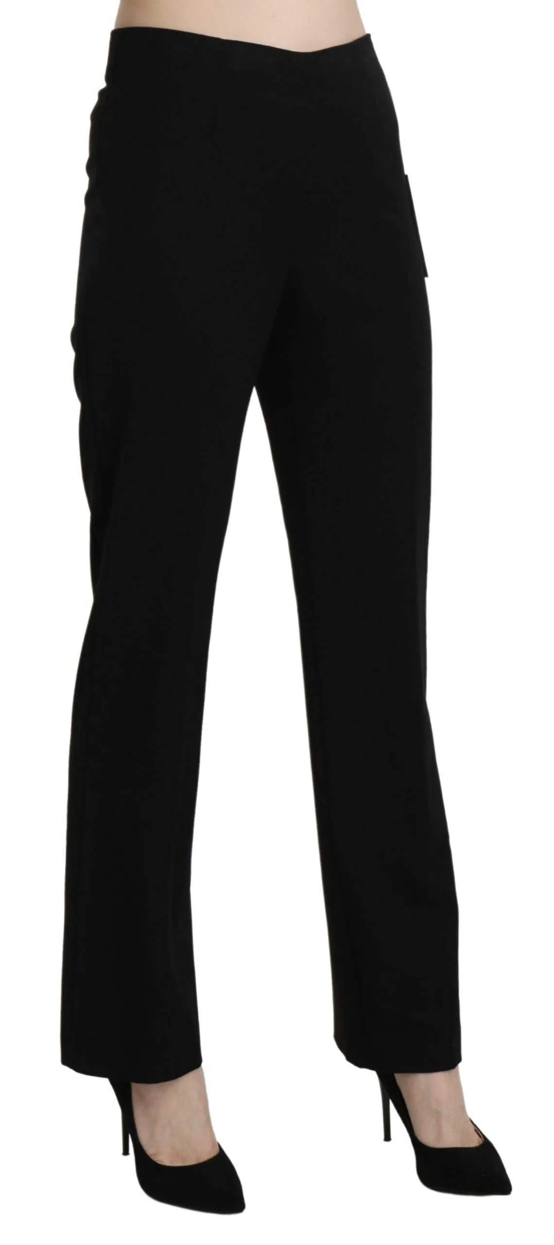 BENCIVENGA  High Waist Straight Formal Dress Trouser