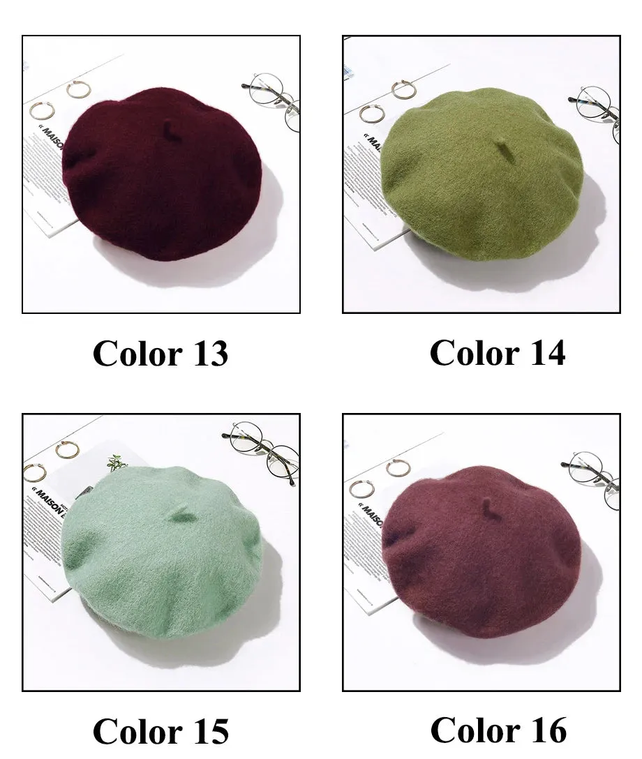 Beret winter Hat