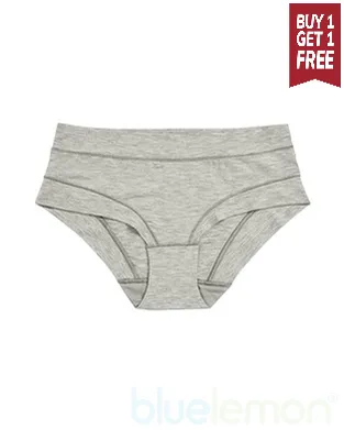 bluelemon®  Microfiber Knickers - Hipster - Grey