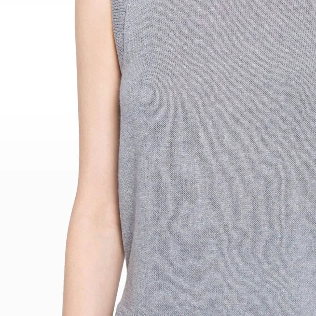 Bonpoint Round Neck Knit Vest