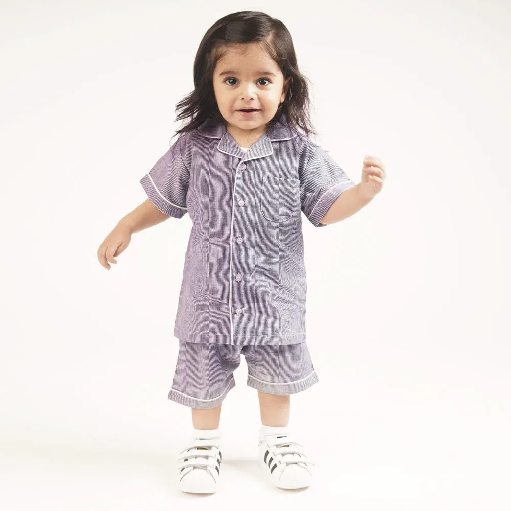 Boy Nightsuit, Blue 6-24 Months