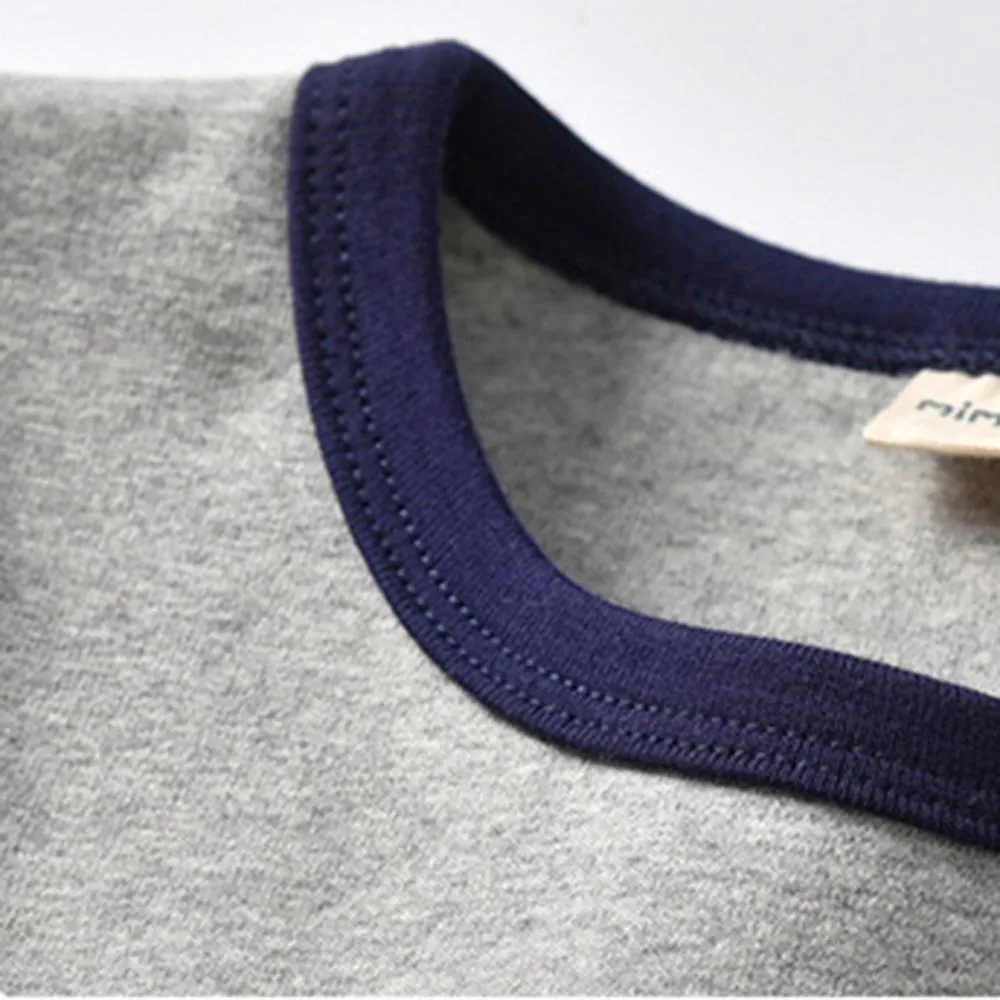 Boys Cartoon Letter Long Sleeve Thermal underwear Kids Wholesale Clothing