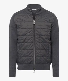 Brax Jesse Casual Quilted Top - Graphite