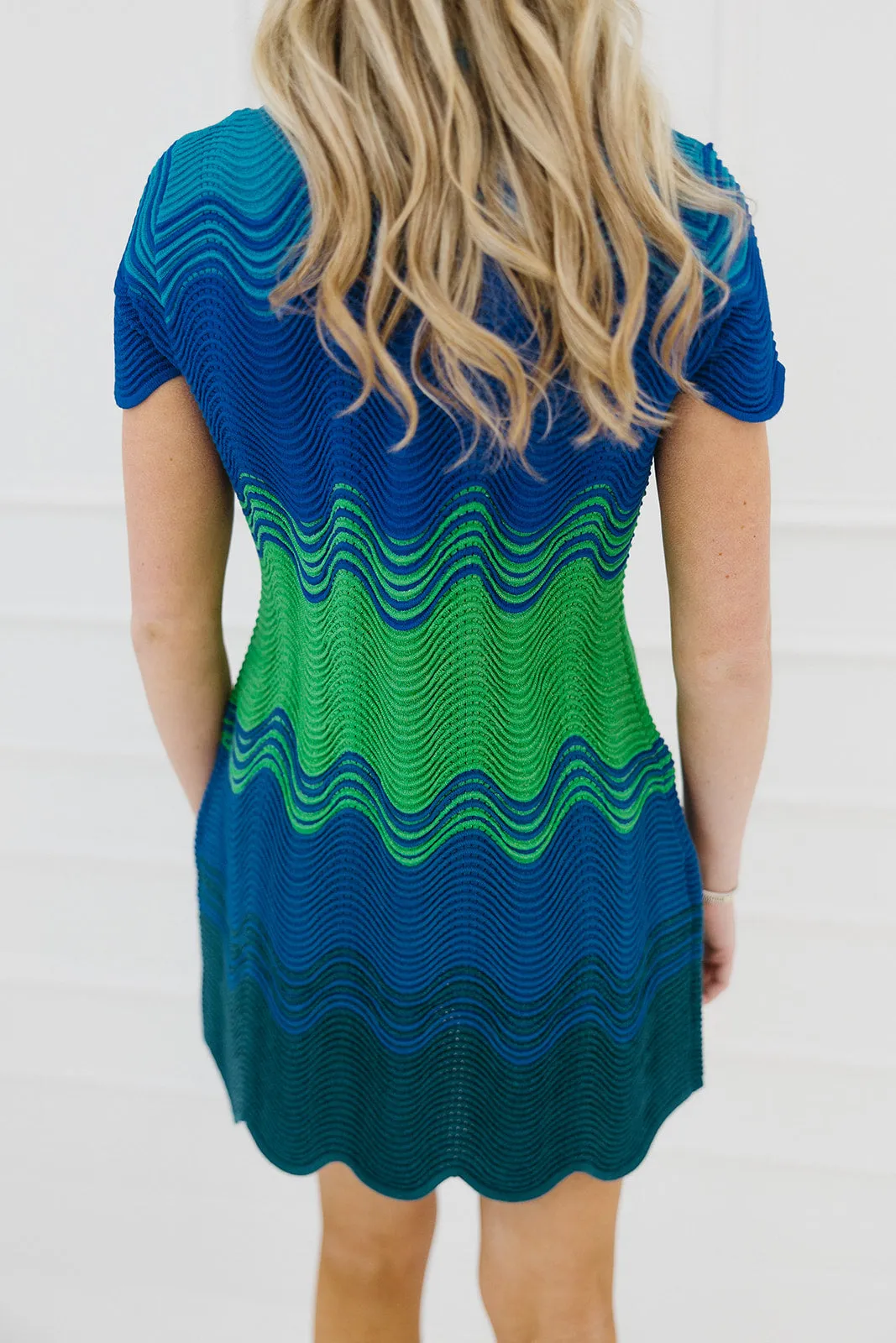 Bridget Mini Dress -Blue