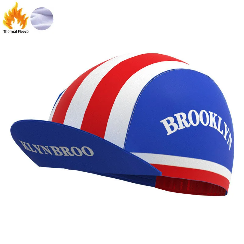 Brooklyn Blue Retro Cycling Cap