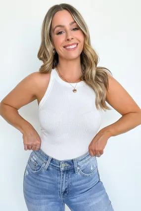 Calinah Ribbed Sleeveless Bodysuit - FINAL SALE