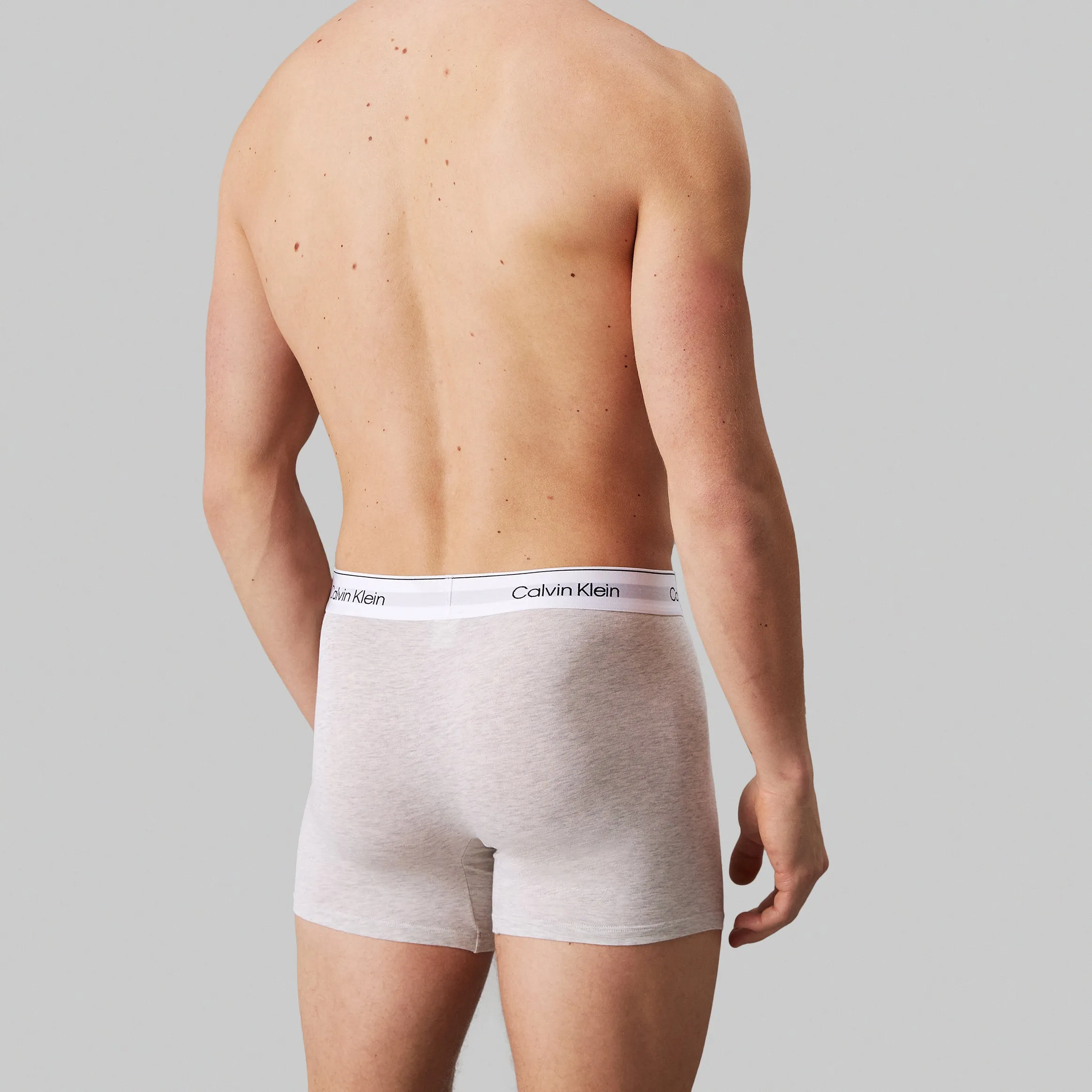 Calvin Klein MODERN COTTON STRETCH Mens 3 Pack Boxer Briefs Multicoloured
