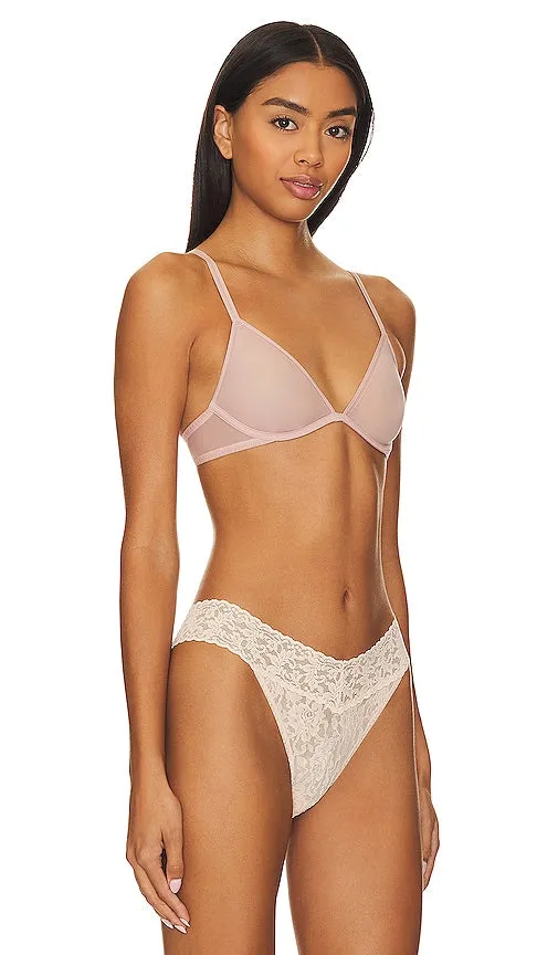 Calvin Klein Underwear Sheer Marq Unlined Bra in Nude