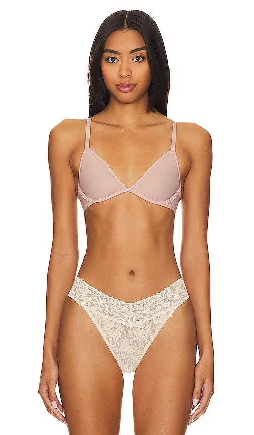 Calvin Klein Underwear Sheer Marq Unlined Bra in Nude