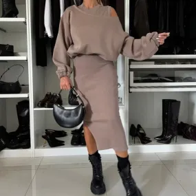 Camilla - Dress & Sweater Set