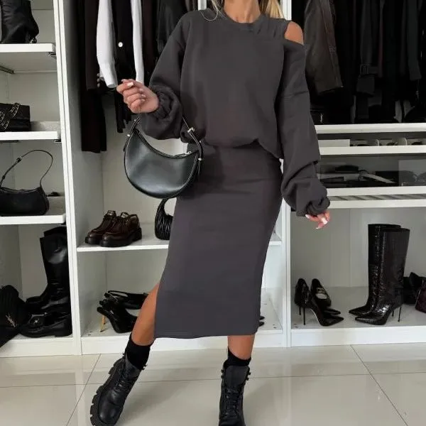 Camilla - Dress & Sweater Set