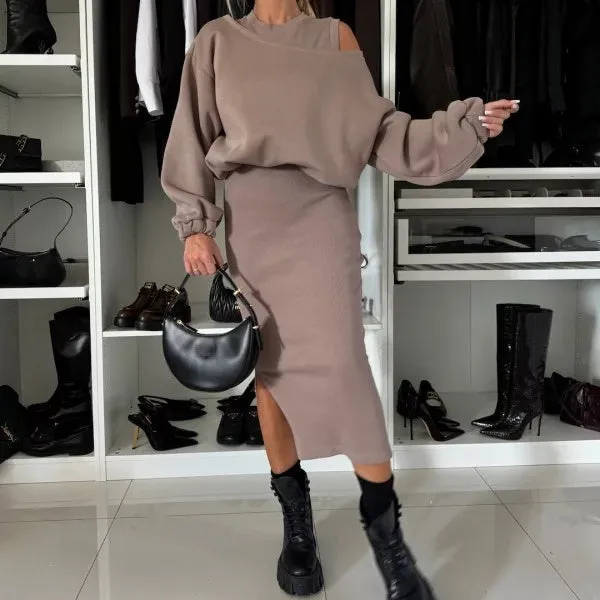 Camilla - Dress & Sweater Set