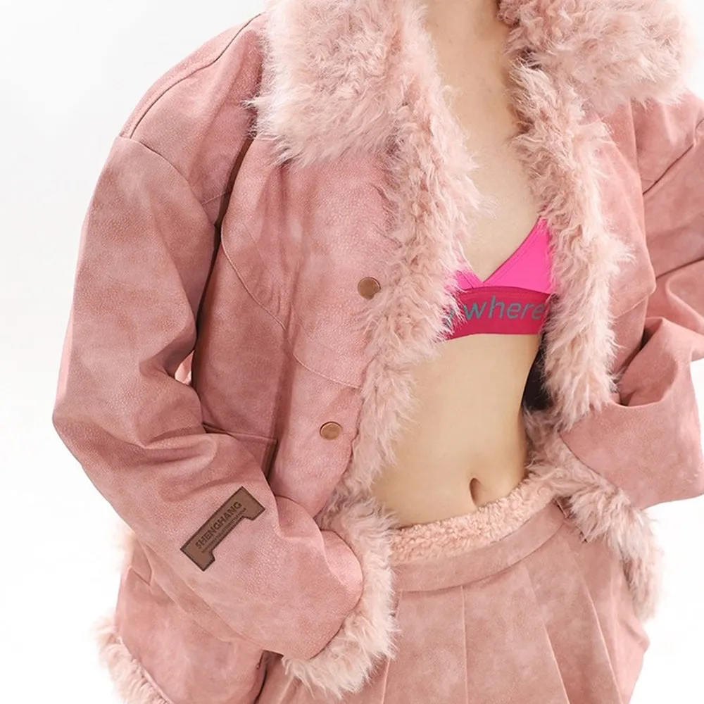 Campus Queen Fur Trim Jacket