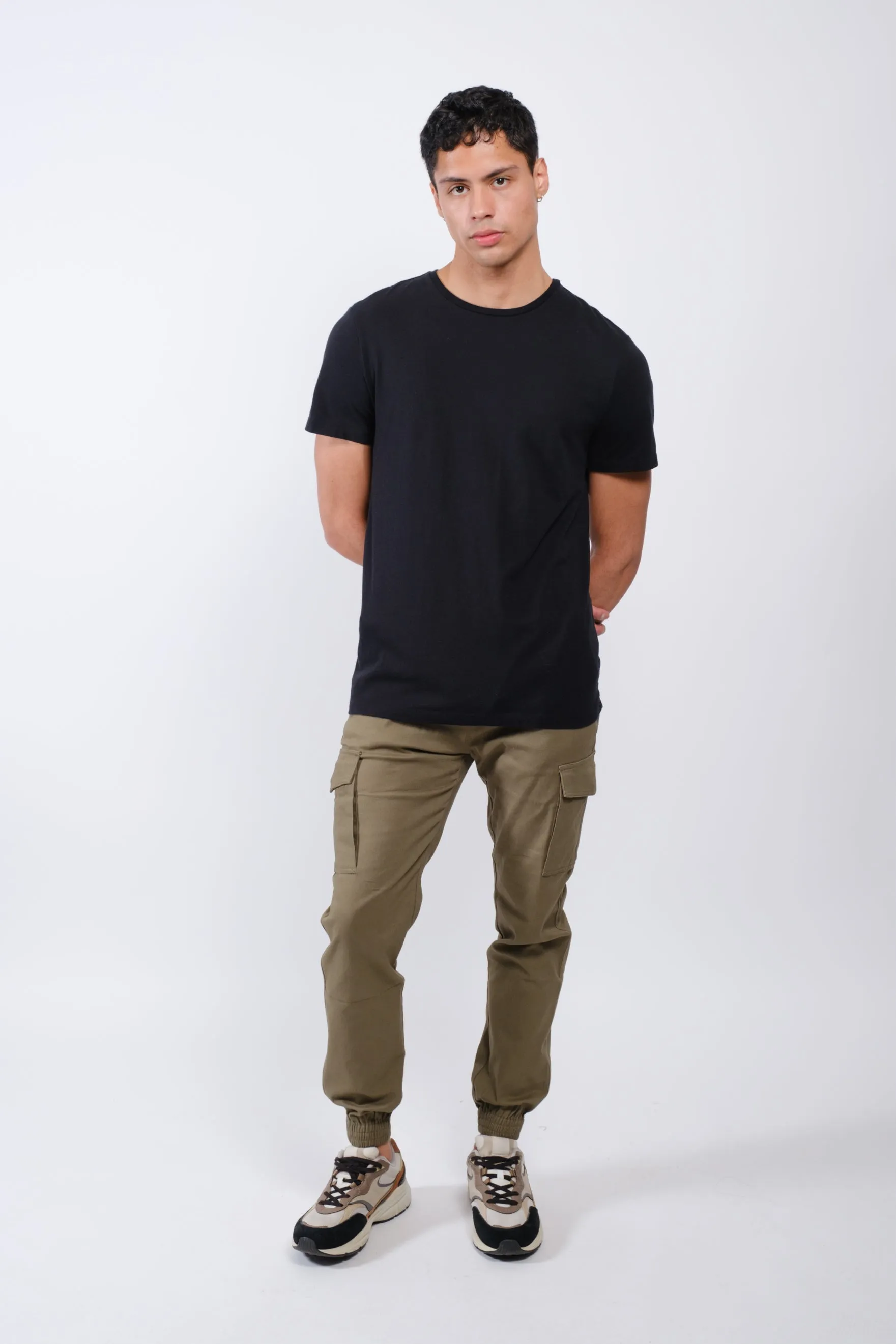 Cargo Pocket Twill Jogger
