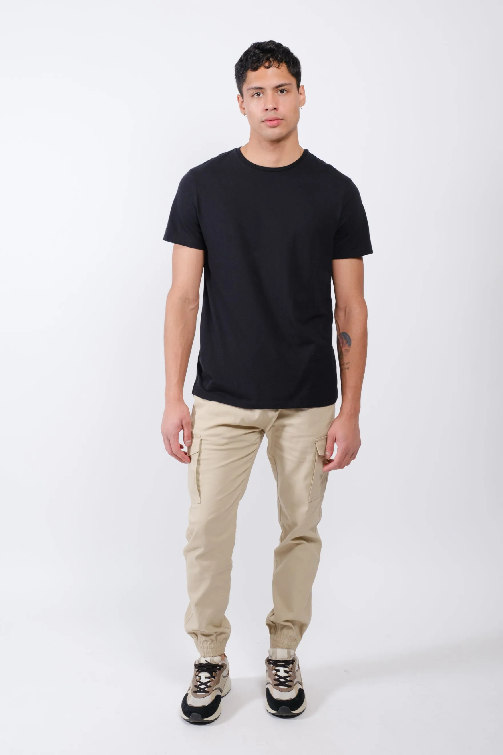 Cargo Pocket Twill Jogger
