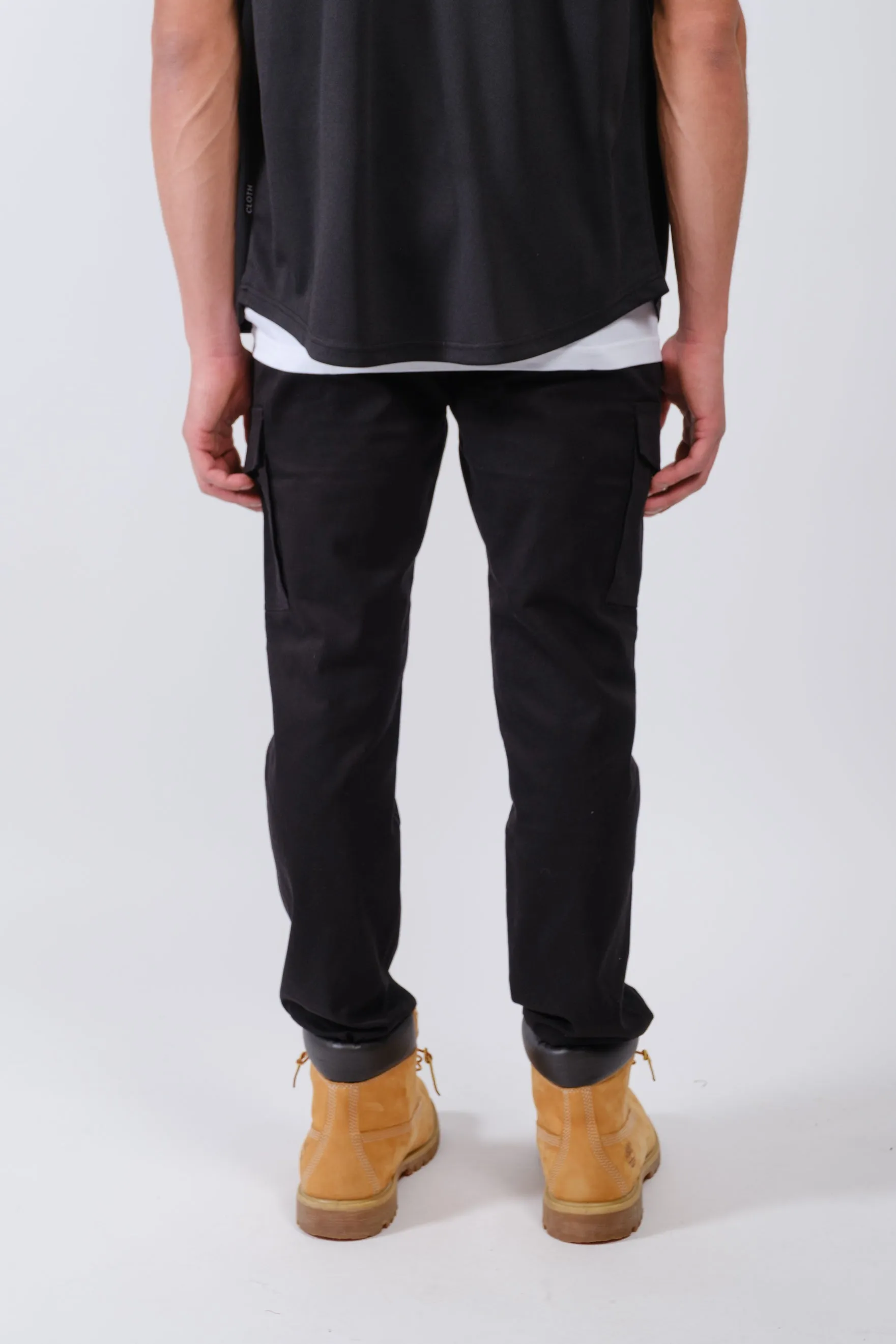 Cargo Pocket Twill Jogger
