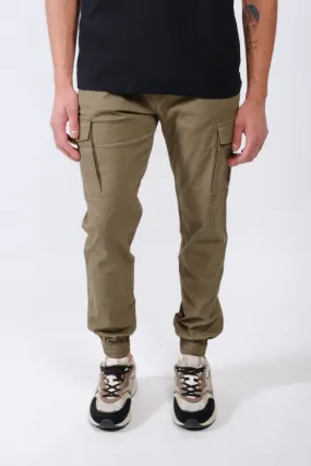 Cargo Pocket Twill Jogger