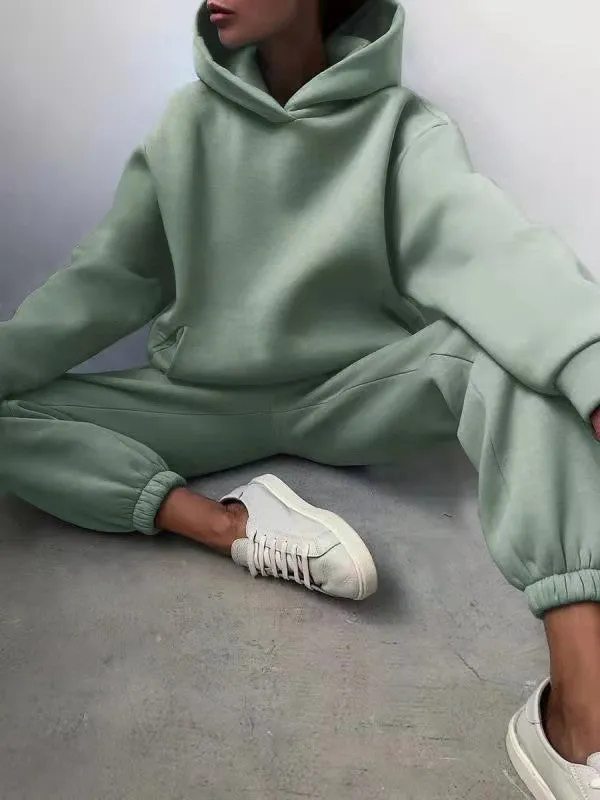 Casual Hoodie and Joggers Set
