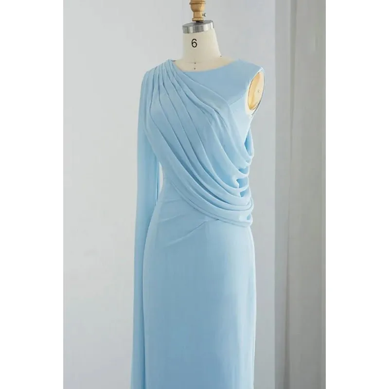 Chic & Modern Sheath/Column Sleeveless Evening Party Prom Dress