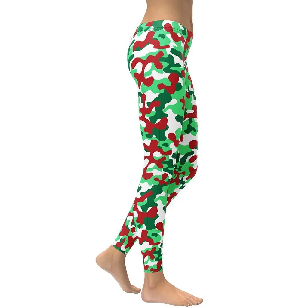 Christmas Camo Leggings