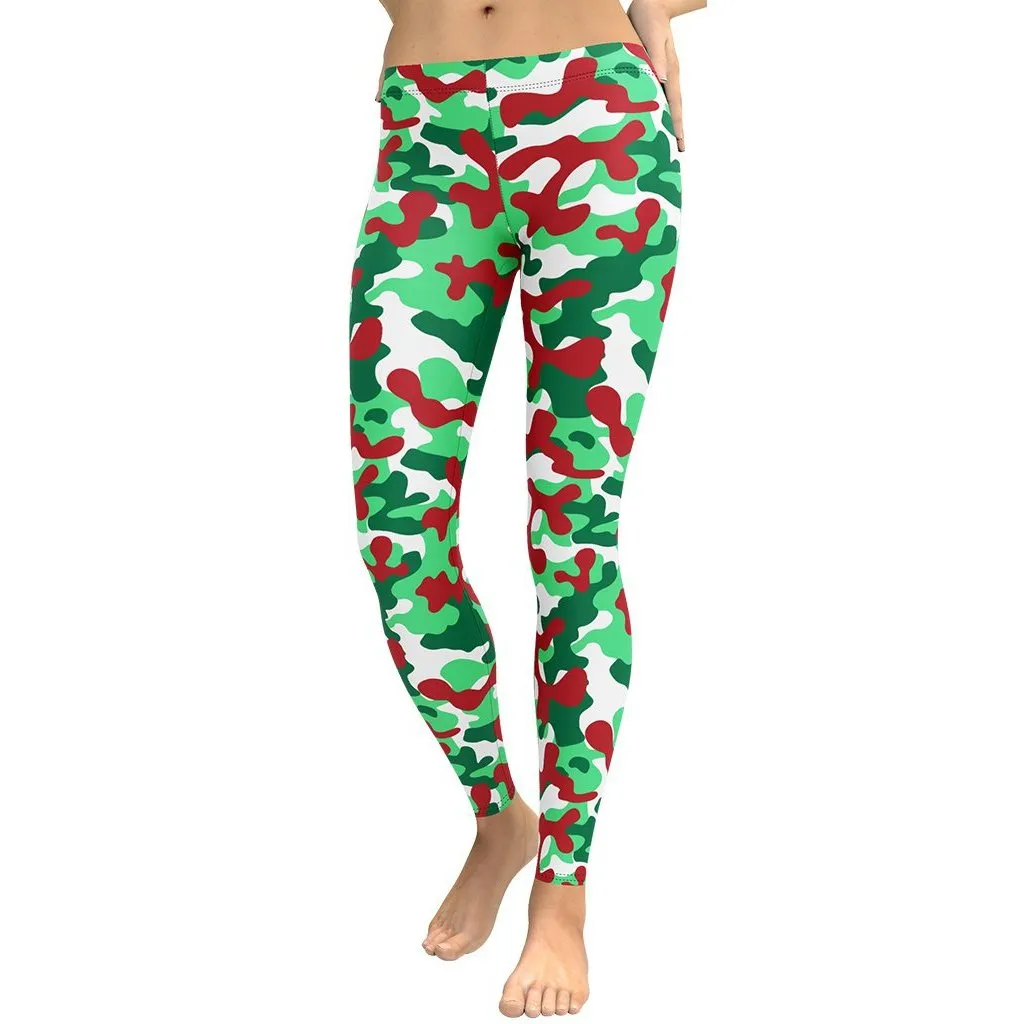 Christmas Camo Leggings