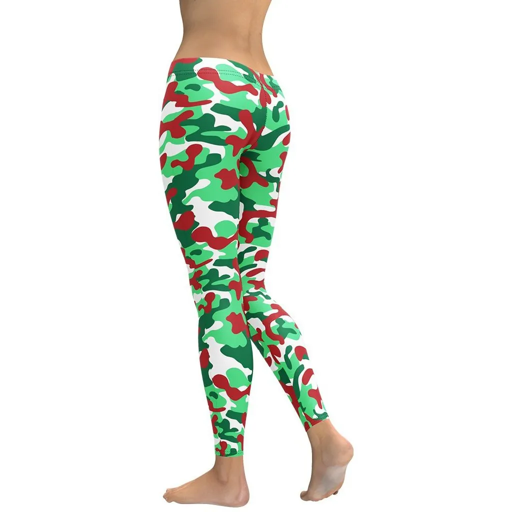 Christmas Camo Leggings