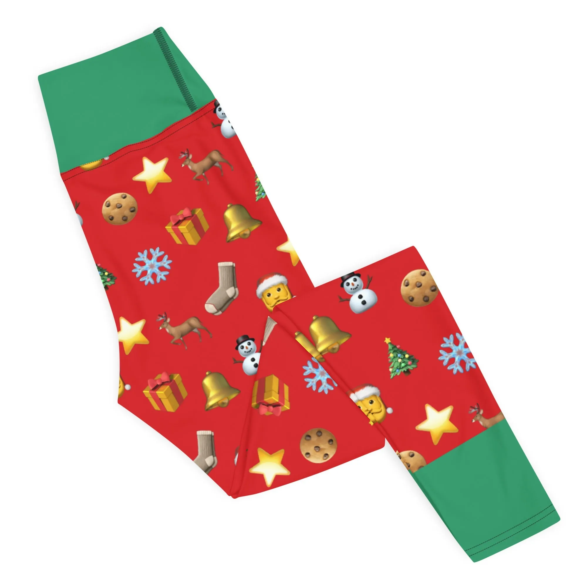 Christmas Emoji Yoga Leggings
